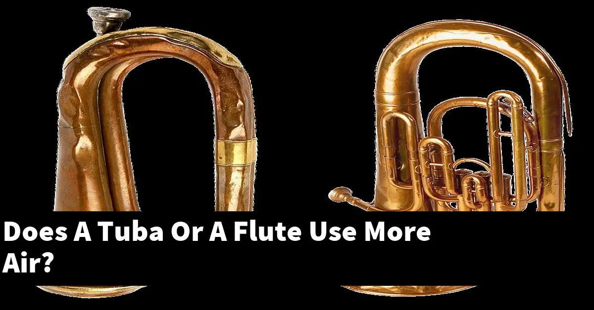 Does A Tuba Or A Flute Use More Air?